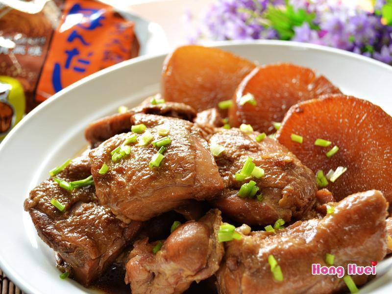 萝卜烧鸡的做法