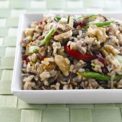 加州核桃粗粮拌饭的做法