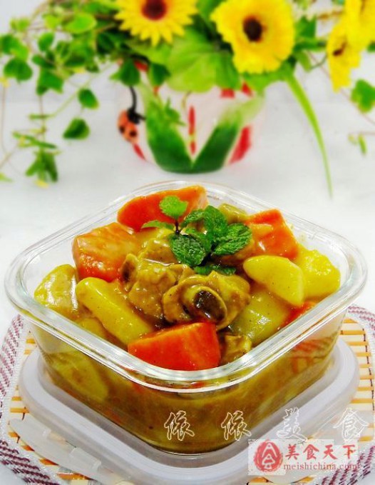 咖喱土豆排骨的做法