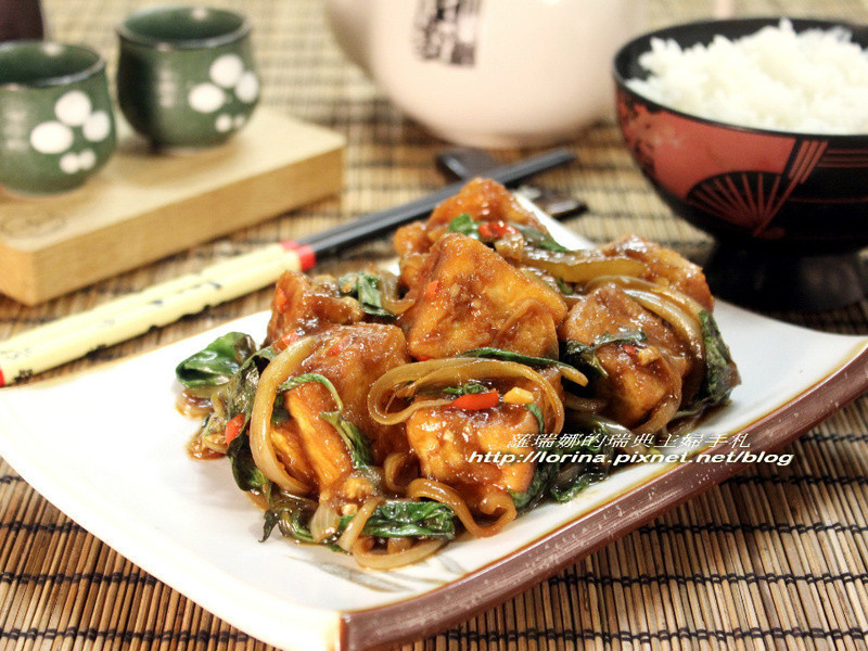 超级下饭之塔香豆腐的做法