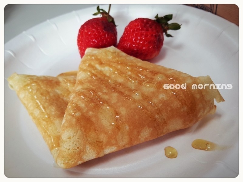 早安!草莓蜂蜜松饼的做法