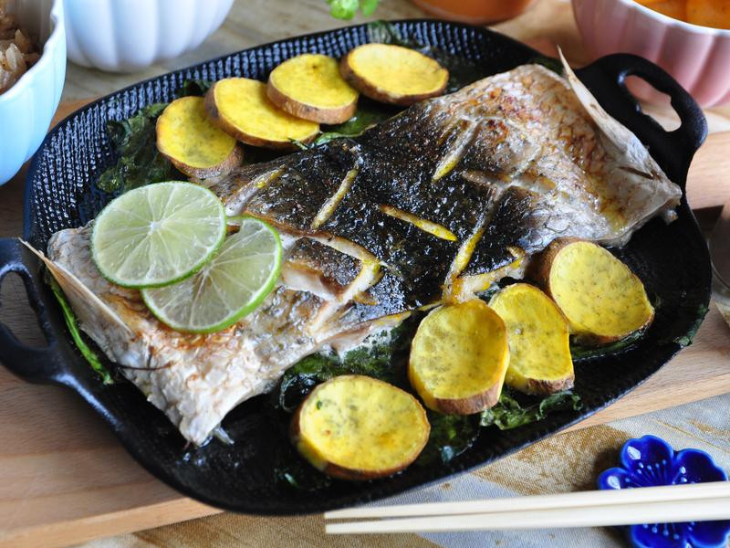 孜然香料盐烤鱼的做法