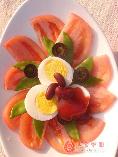 西红柿甜蜜腰豆沙拉的做法