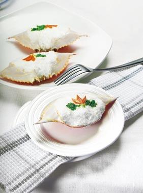 雪花蟹斗的做法