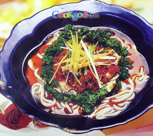 婆辣鱼面的做法