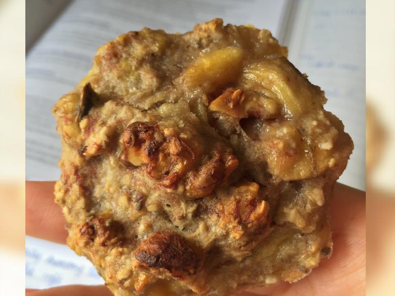 零失败系列之Q软无糖燕麦香蕉饼的做法