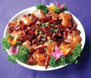 香辣美容蹄的做法