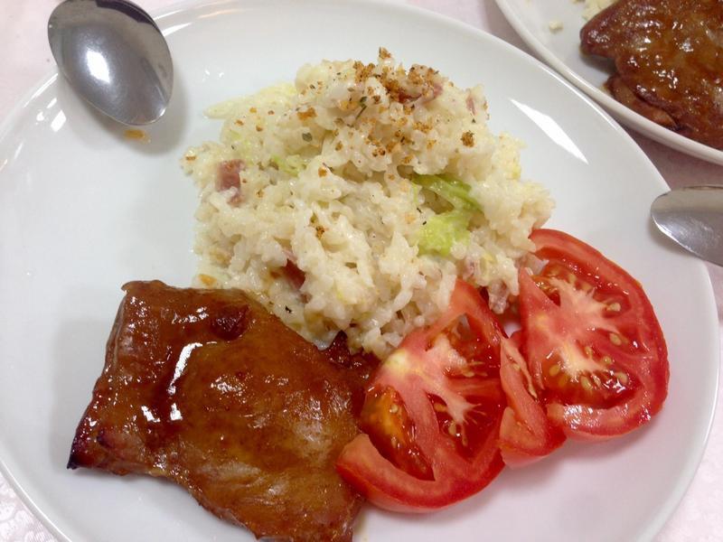 烤鸡奶油培根炖饭的做法