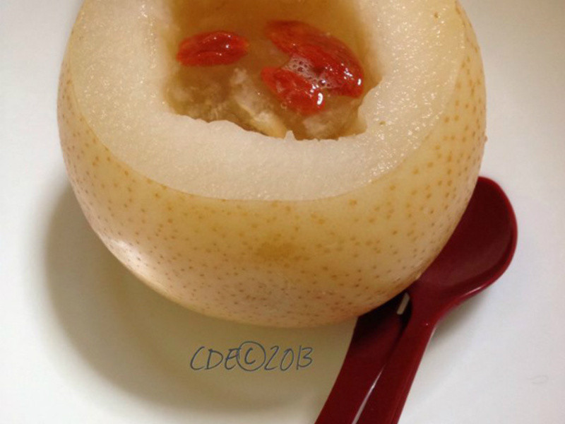 CDE冰糖炖秋梨/蜂蜜炖秋梨 加强版的做法