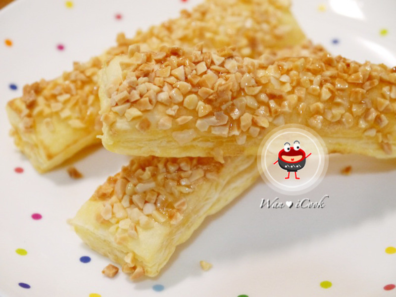 蜂糖杏仁千层酥的做法