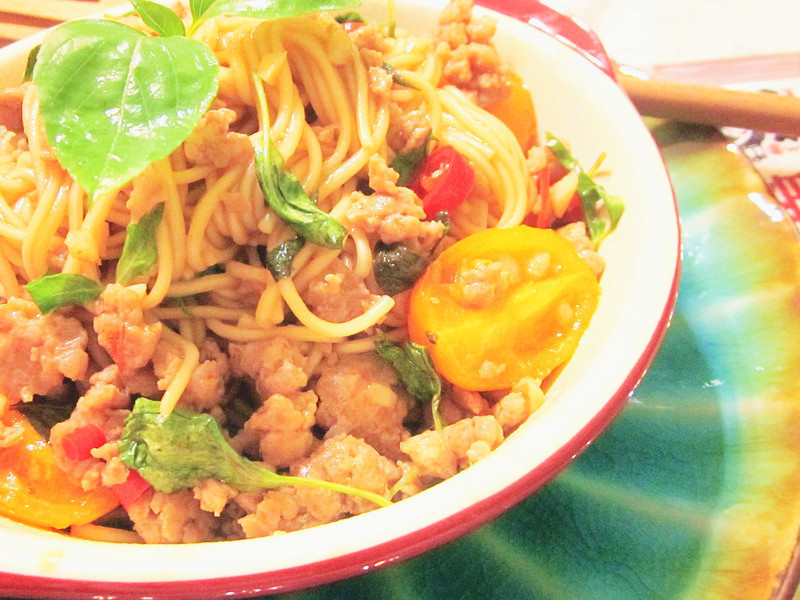 泰式打抛炒面『五木面条』的做法