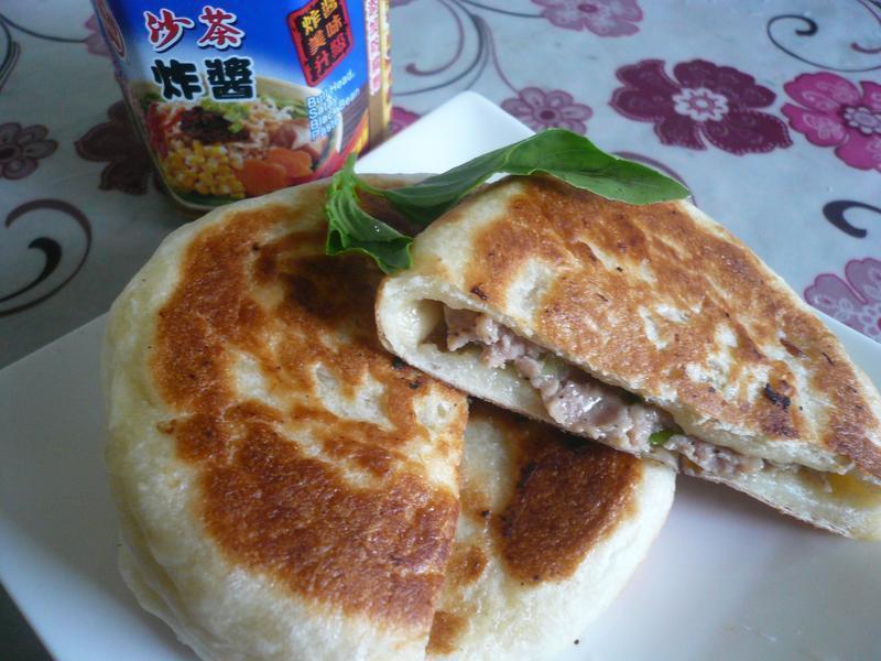 香煎猪肉馅饼『维力炸酱』的做法