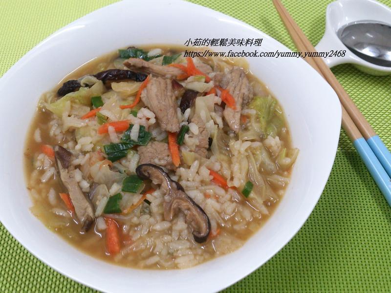 高丽菜咸粥的做法