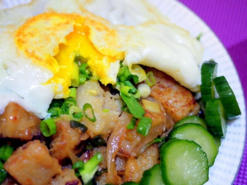 ?【酱炒萝卜糕】的做法