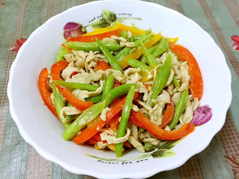 猪肉炒鲜蔬的做法