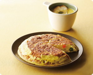 西班牙蔬菜蛋饼的做法