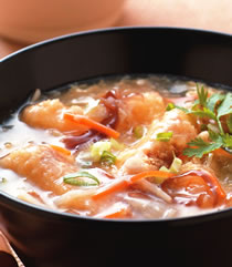 酸辣土魠鱼羹的做法