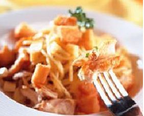 起士鸡肉义大利面的做法