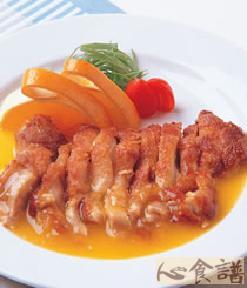 火烤鸡腿佐香橙酱汁的做法