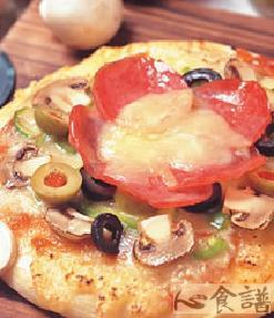 橄榄火腿披萨的做法