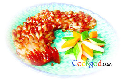 炭烧猪颈肉的做法