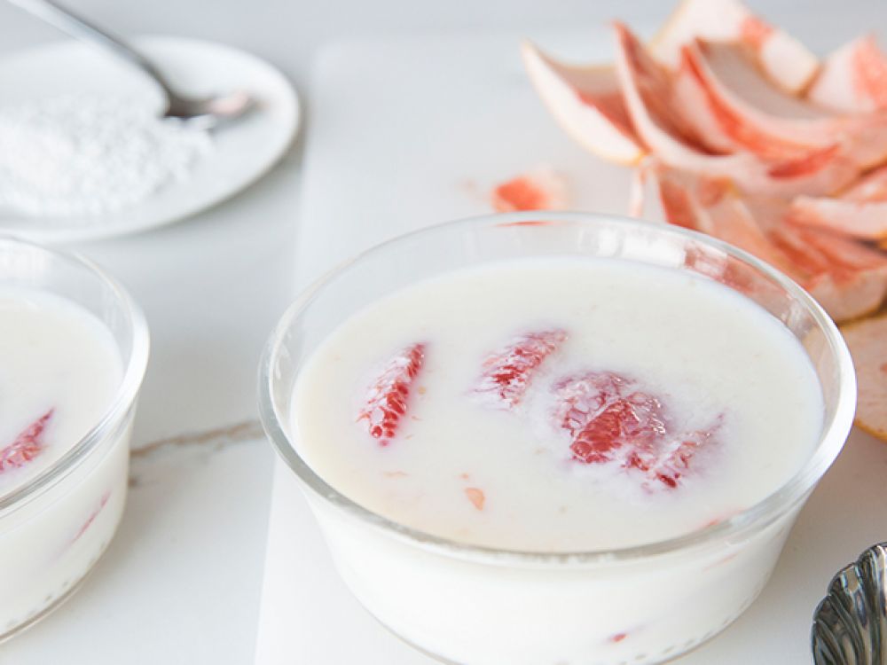 西柚西米捞的做法