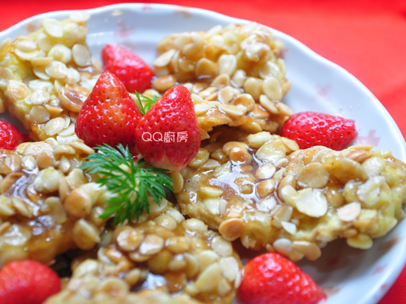 梅香酥炸杏鲍菇片的做法