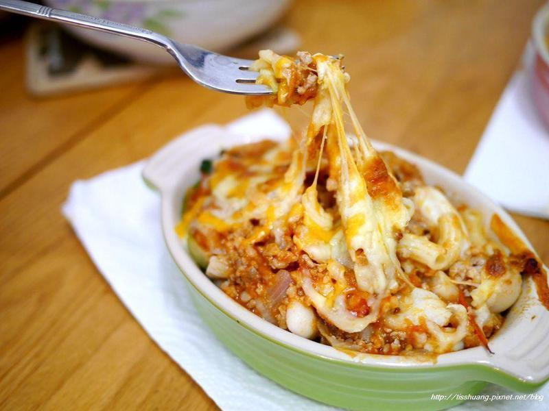 蕃茄肉酱焗烤义大利面的做法