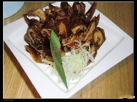 卤大肠切盘的做法