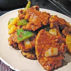 烤汁菠萝煎猪排的做法