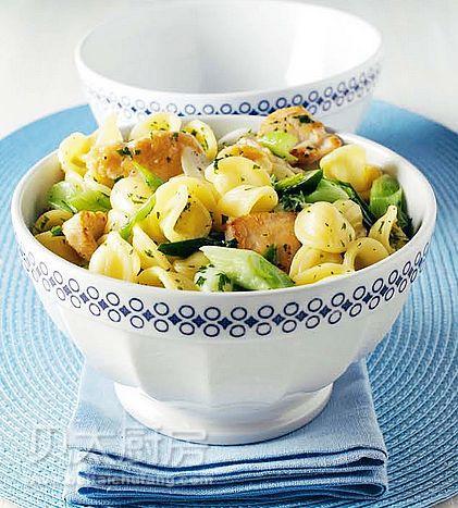 香炒贝壳面的做法