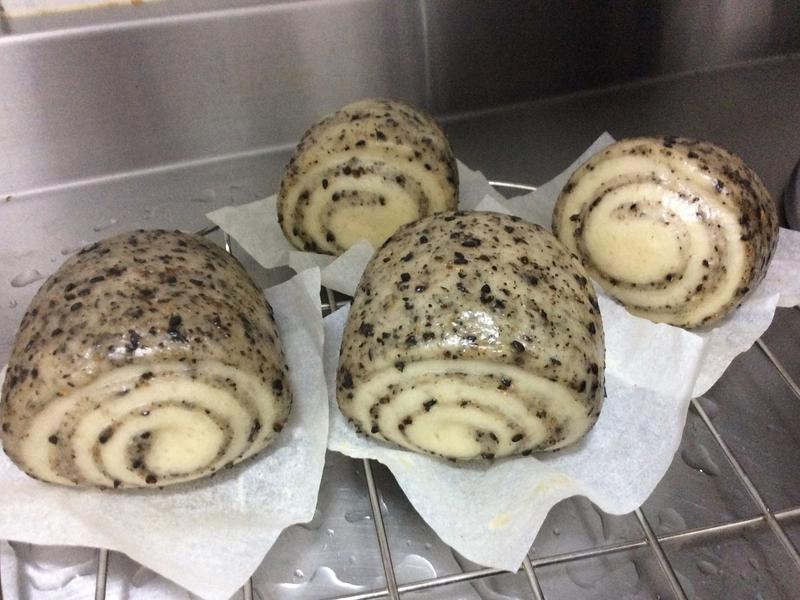 日式和风芝麻酱馒头的做法