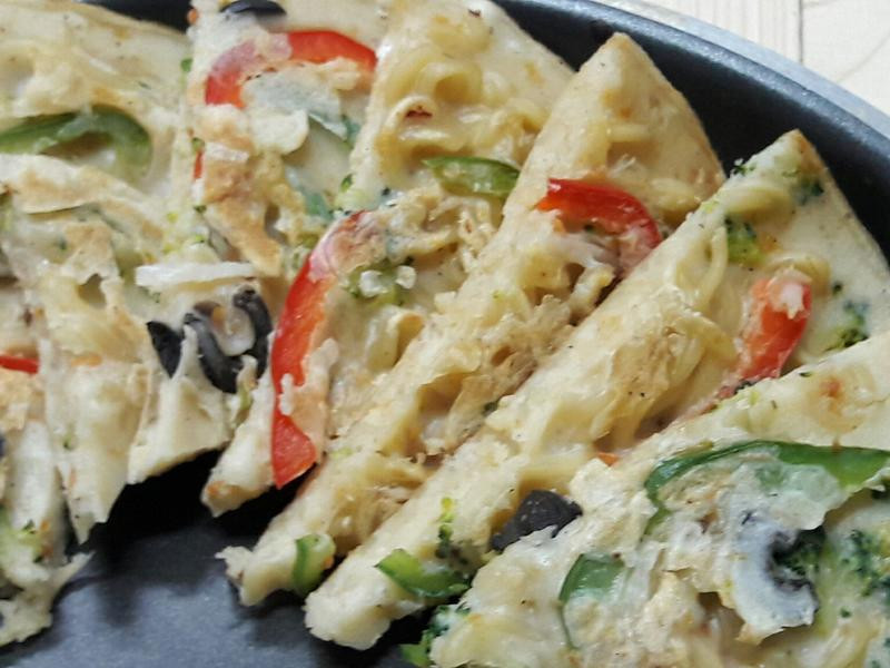 韩国泡面煎饼的做法