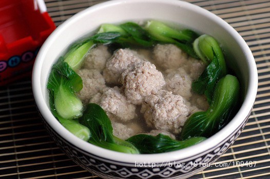清汤肉圆的做法
