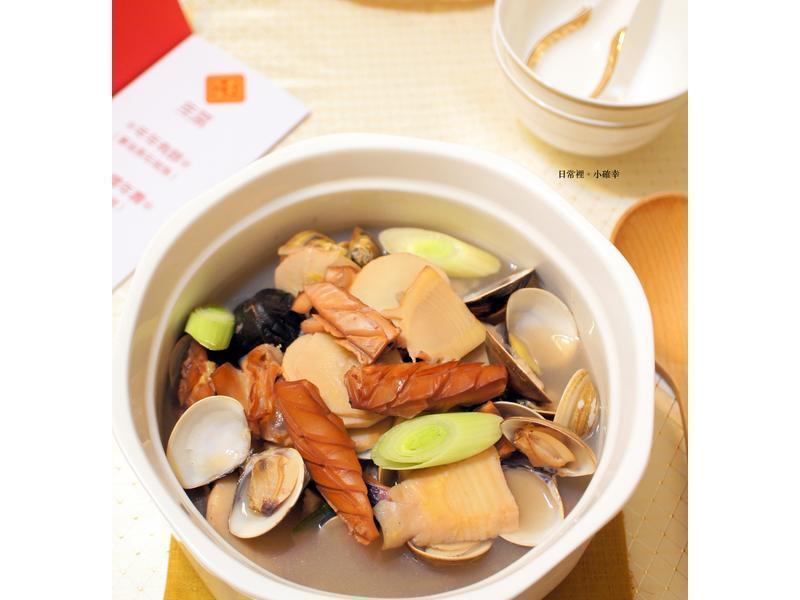 年菜-笋蛤鱿鱼蒜【HOLA幸福食堂】的做法