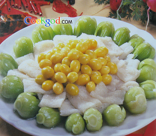 金颗玉绿的做法