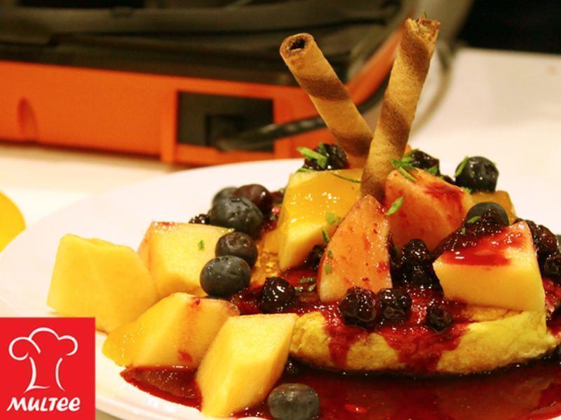 蓝莓布丁蛋糕的做法