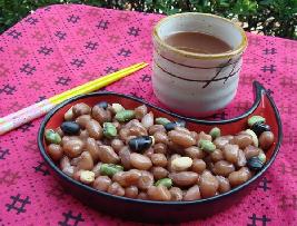 彩豆花生的做法