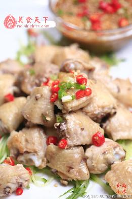 无油口水鸡的做法