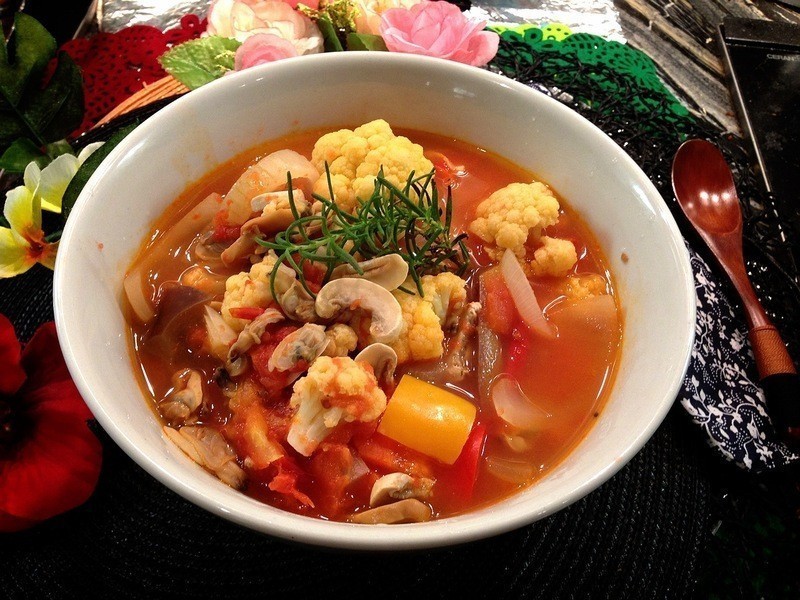 义式番茄蔬菜汤的做法