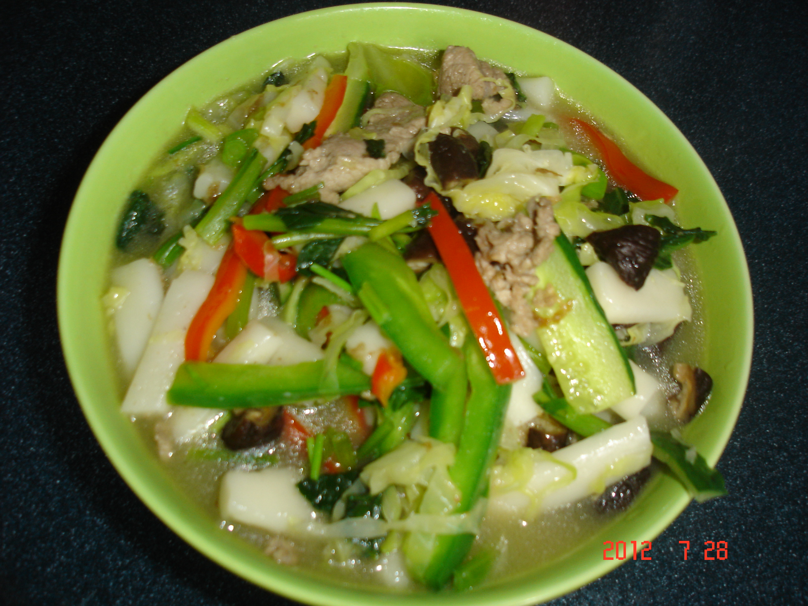 什锦年糕的做法