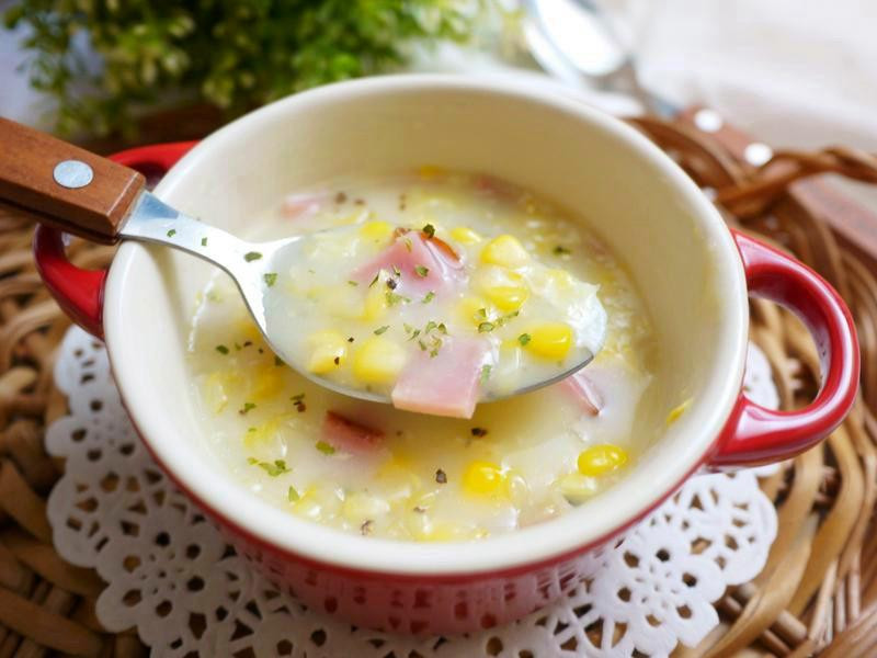 电锅玉米浓汤的做法