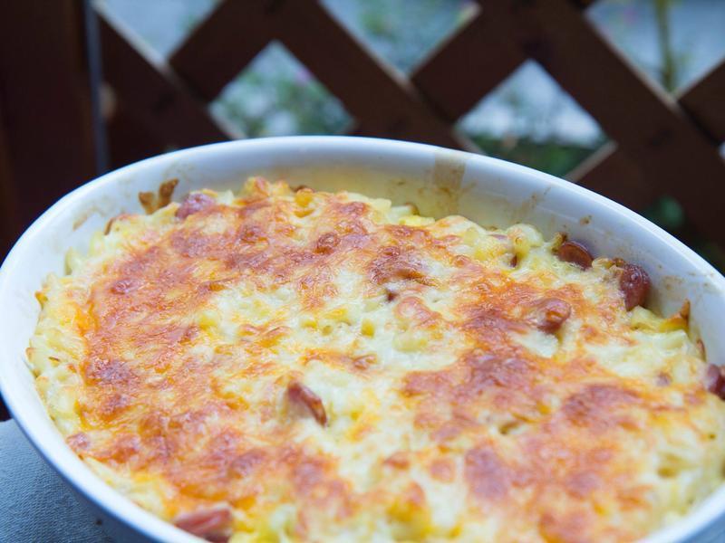 安萱下课后 德式香肠通粉无派皮咸派的做法