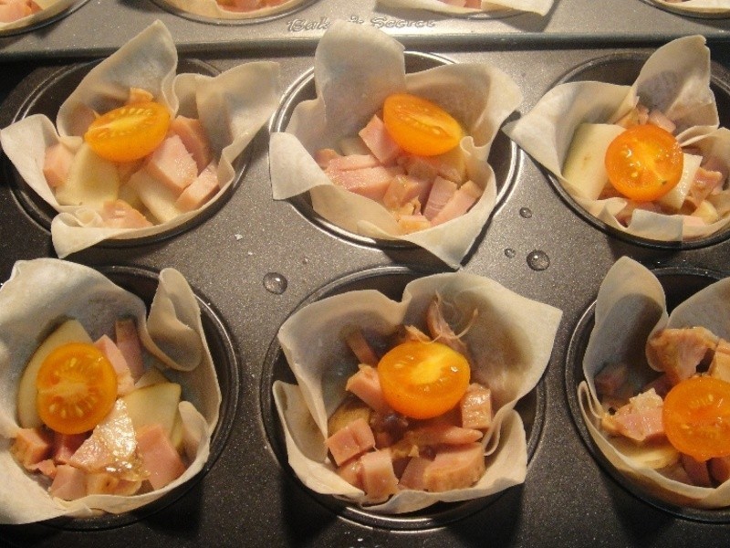 ����Ƥ���� Wonton crusted quiche������