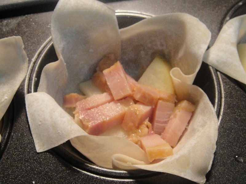 ����Ƥ���� Wonton crusted quiche������