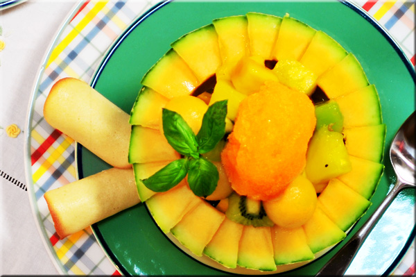 夏日冰沙甜瓜的做法