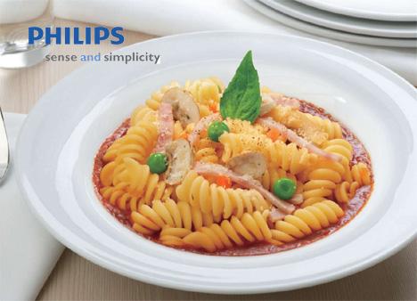 火腿杂菜意大利粉(4人份)的做法