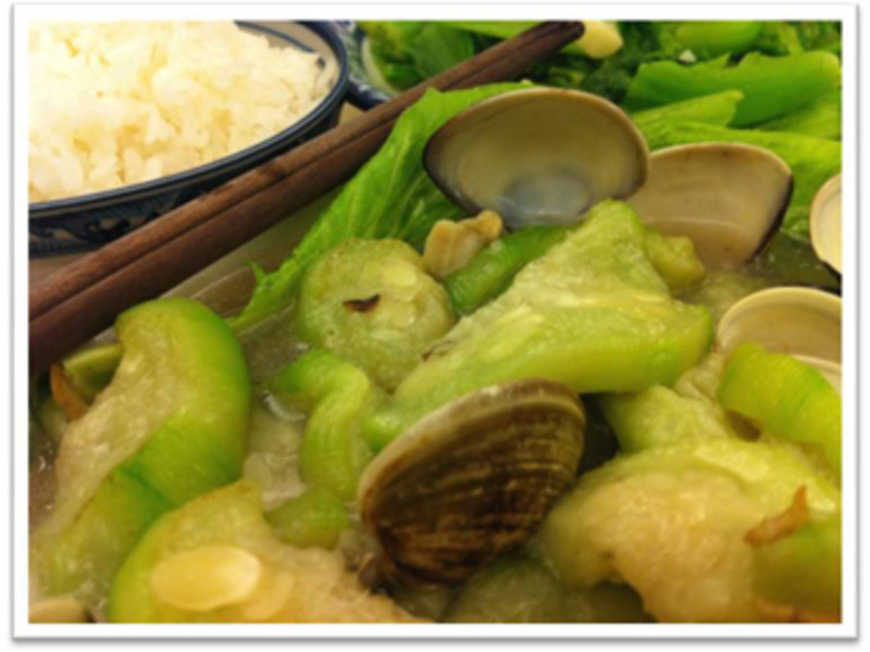 肥美蛤蜊丝瓜的做法