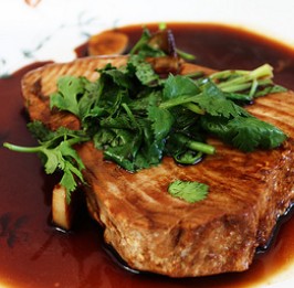 醋烧金枪鱼的做法