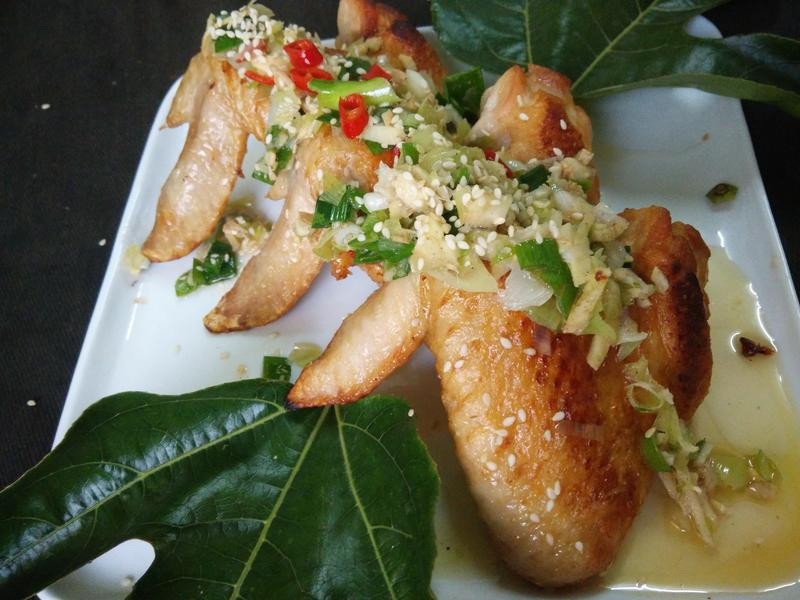 无油轻食酸辣鸡翅的做法